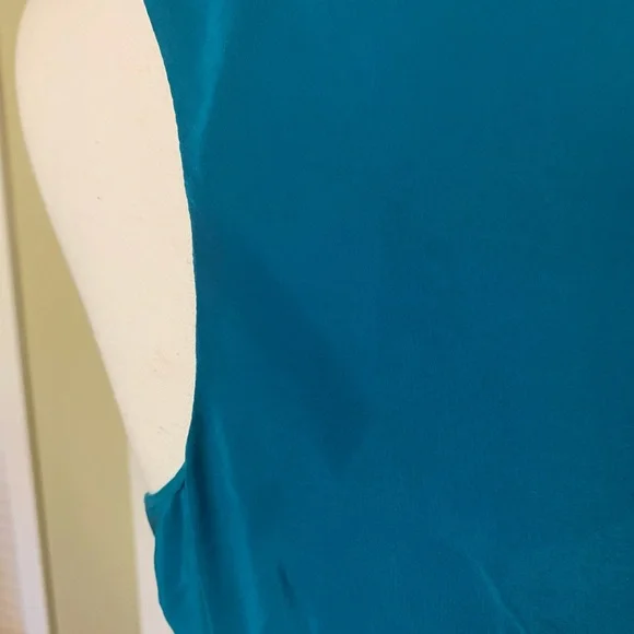 Anthropologie Moulinette Soeurs Silk Island Nightfall Blue Dress Size 8 - Picture 6 of 11